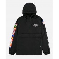 Chaqueta HUF World Tour Anorak Negra